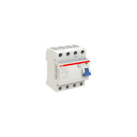 Выключатель дифференциального тока ABB 4 модуля F204 АС-63/0,1 2CSF204001R2630