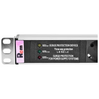 Блок розеток REM Rem-10, без шнура, с фильтром и индикатором, 7 Sсhuko R-10-7S-FI-440-Z