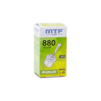 Галогеновая лампа MTF Light Standart+30% H27 880, 12 В, 27 Вт, 540 Лм, 2900 К 50785