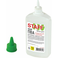 Клей ПВА 40 шт в упаковке Staff EVERYDAY 150 г с дозатором  225176