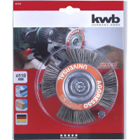 Кордщетка плоская для дрели AGGRESSO D 110 мм, универсальная, 3 предмета KWB 602500