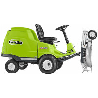 Садовый райдер с фронтальной декой и встроенным травосборником Grillo FD 280 B&S Vanguard 82K7C