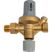 Подпиточный клапан Rvc 1/2 гш (настройка 0-6 Bar) с манометром 13618