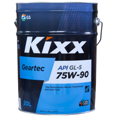 Полусинтетическое трансмиссионное масло KIXX GEARTEC 75w-90 (API GL-5, MIL-L-2105D) L2962P20E1