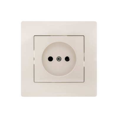 GUSI Electric Bravo Розетка без БЗК, с ЗП, СУ, 16А, 250 В, беж С10Р2-003-СБ
