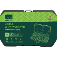 СИБРТЕХ Набор инструментов, 1/4