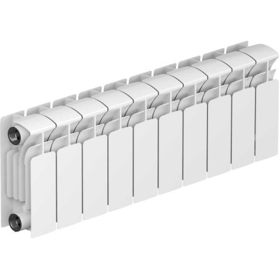 Радиатор биметаллический RIFAR BASE Ventil 200 10 секц. нижн. лев. R-BA-200-10-VL