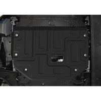 Защита картера и КПП Rival для Ford Tourneo Custom FWD 2012-2018 2017-н.в./Transit VII 2014-н.в., сталь 1.8 мм, с крепежом, 111.1867.1