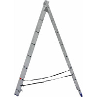 Трёхсекционная алюминиевая лестница SMARTY 3х8 SN011-308