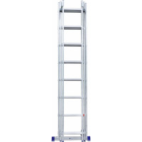 Трёхсекционная алюминиевая лестница SMARTY 3х8 SN011-308