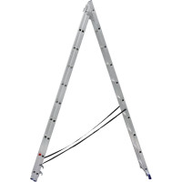 Трёхсекционная алюминиевая лестница SMARTY 3х11 SN011-311