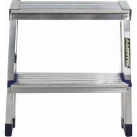 Алюминиевая двухсторонняя стремянка SMARTY Alpha Duo 2 ступени SN026-02