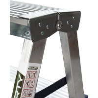 Алюминиевая двухсторонняя стремянка SMARTY Alpha Duo 2 ступени SN026-02