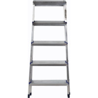 Алюминиевая двухсторонняя стремянка SMARTY Alpha Duo 5 ступени SN026-05