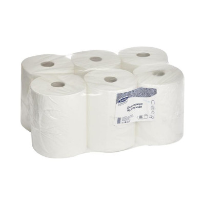 Полотенца бумажные д/дисп. Luscan PROFESSIONAL Luscan Professional2слбелцел150м6рул/уп 613119