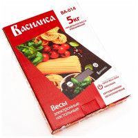 Настольные электронные весы ВАСИЛИСА ВА-014 Итальянская кухня : 5 кг, стекло / 0R-00006717