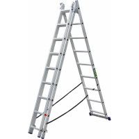 Трехсекционная алюминиевая лестница SMARTY 3х9 SN011-309