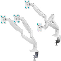 Настольный кронштейн для двух мониторов 13-32 дюймов ONKRON G200 White G200W