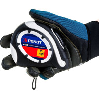 Рулетка РОКОТ карманная STATUS автостоп, 10мх25мм 658-012