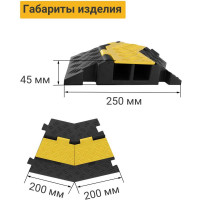 Кабель-канал ТЕХНОЛОГИЯ 2x30мм 12т ККР 2-12У угловая часть 45 градуса / ЛЕВЫЙ / 00000013322