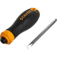 Переставная отвертка STAYER Hercules 2-in-1 80 мм PH2/SL6 2512_z02