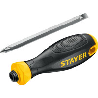Переставная отвертка STAYER Hercules 2-in-1 80 мм PH2/SL6 2512_z02