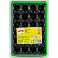 Контейнер для рассады на 24 ячейки с крышкой WMC TOOLS WMC-TG3104003(48884)