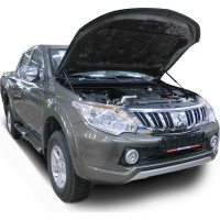 Газовые упоры капота АвтоУпор для Mitsubishi L200 V 2015-2019/Pajero Sport III 2016-н.в., 2 шт., UMIL20021