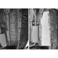 Защита тормозных магистралей Rival Chery Tiggo 4 Pro/7Pro/Max/8/Pro/Max/Omoda C5/Exeed LX, 333.0930.1