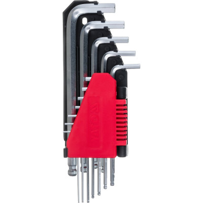 Набор дюймовых шестигранных ключей YATO с шаром, длинные 12шт YT-5837