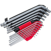 Набор дюймовых шестигранных ключей YATO с шаром, длинные 12шт YT-5837