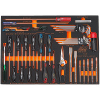 Универсальный набор инструмента, комплектация Mercedes Benz, в ложементе 45шт JTC-MB3045