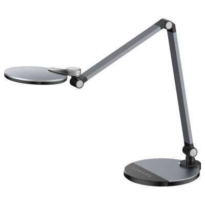 Настольный светильник Camelion KD-865 C48 черный металлик LED 10 Вт, 230В, 600 лм, сенсор, регулировка яркости и цветовой температуры 13403