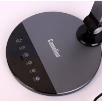 Настольный светильник Camelion KD-865 C48 черный металлик LED 10 Вт, 230В, 600 лм, сенсор, регулировка яркости и цветовой температуры 13403