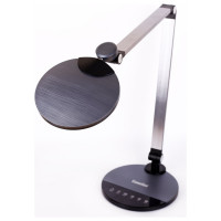 Настольный светильник Camelion KD-865 C48 черный металлик LED 10 Вт, 230В, 600 лм, сенсор, регулировка яркости и цветовой температуры 13403