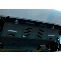 Защита радиатора для Mitsubishi L200 2015-н.в., st 2mm, крепеж в комплекте АвтоБроня 111.04046.2