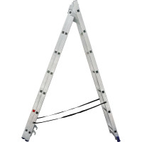 Трёхсекционная алюминиевая лестница SMARTY 3x7 SN011-307