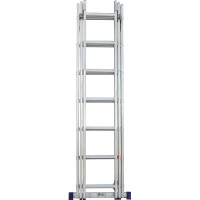 Трёхсекционная алюминиевая лестница SMARTY 3x7 SN011-307