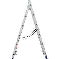 Двухсекционная алюминиевая лестница SMARTY 2x6 SN011-206