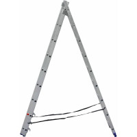 Двухсекционная алюминиевая лестница SMARTY 2x9 SN011-209