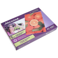 Настольные электронные весы Аксинья КС-6501 Цитрус, 5 кг, стекло 0R-00005136