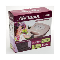 Вафельница Аксинья ВЕНСКАЯ КС-5002 бежевый, 750 Вт 0R-00005160