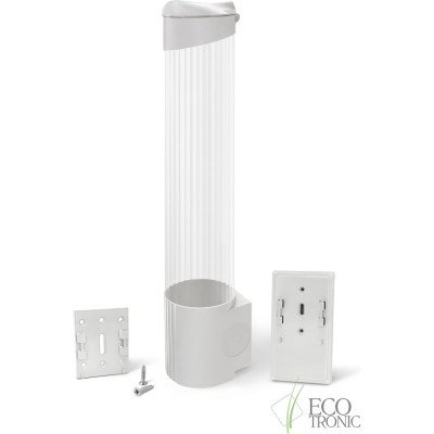 Держатель для стаканов ECOTRONIC белый ETK2724/