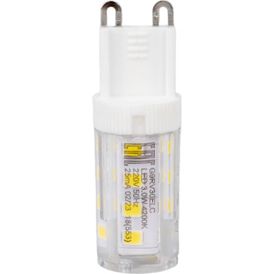 Светодиодная лампа Ecola G9 LED 3,0W Corn Micro 220V 4200K 320 50x16 G9RV30ELC