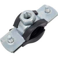 Оцинкованный хомут с резиновым уплотнителем Terma 15-19 мм (3/8), с гайкой М8 24020 28710