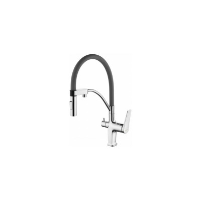 Смеситель для кухни Lemark Comfort с подключением к фильтру с питьевой водой LM3074C-Gray