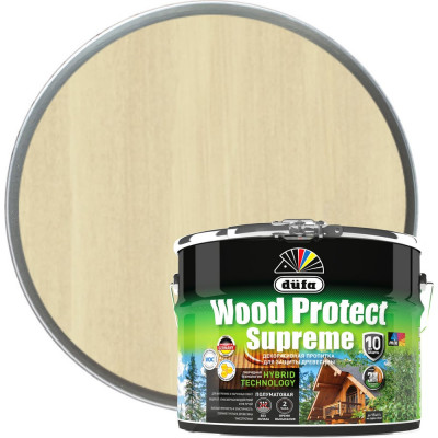 Пропитка Dufa WOOD PROTECT Supreme, бесцветная 9 л МП00-008383
