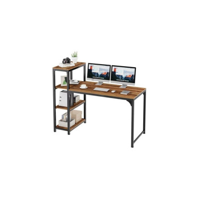 Письменный стол EUREKA (для компьютера) со стеллажом с шириной 140 см ZX-SH140A-RW