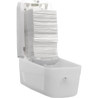 Диспенсер для туалетной бумаги в листах Merida HARMONY пластиковый белый BHB401