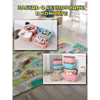 Ящик для хранения ZDK на колесах, большой, коричневый boxbig0001/khaki